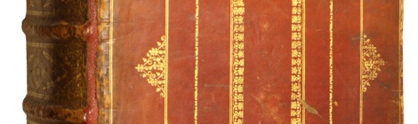 Photograph of binding of Plantin Bible B118
