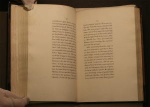 Photograph of Walpole's Castle of Otranto, two pages